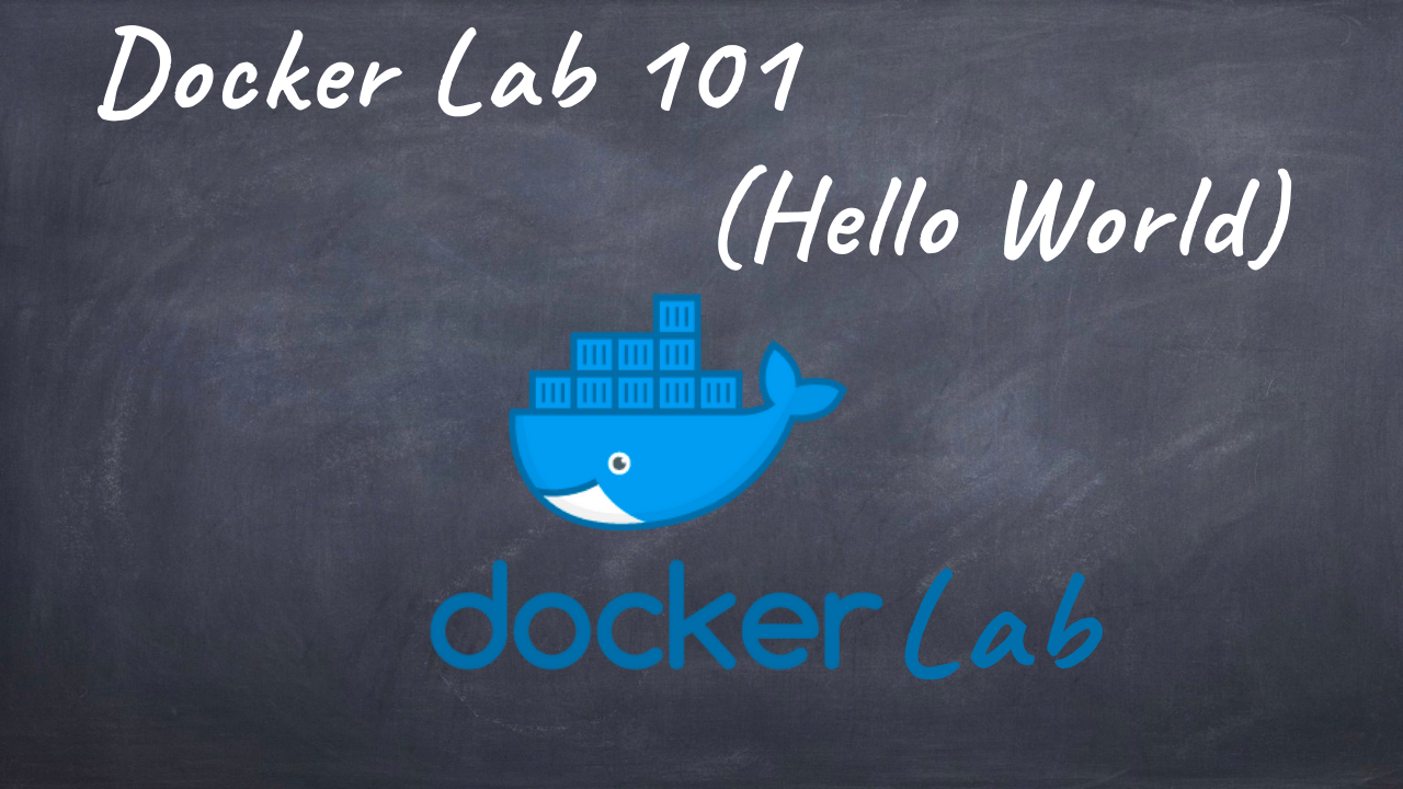 Dockerlab 101 Hello World